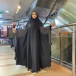 Abaya Borka with Hijab – DMC পাথর কাজসহ ফুল সেট