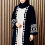 Abhaya with Hijab – এমব্রয়ডারি ডিজাইন