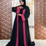 Arabian Koti Abhaya – প্রিমিয়াম Dubai Cherry ফেব্রিকসহ
