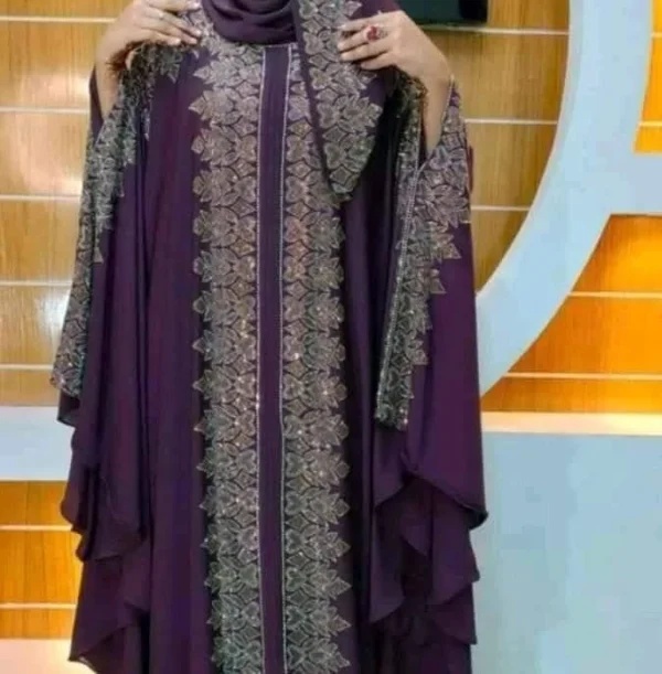 Dubai Cherry Borka with Hijab – Arabia Full Design