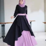 Dubai Cherry Borka with Hijab – ইন্দোনেশিয়ান স্টাইল