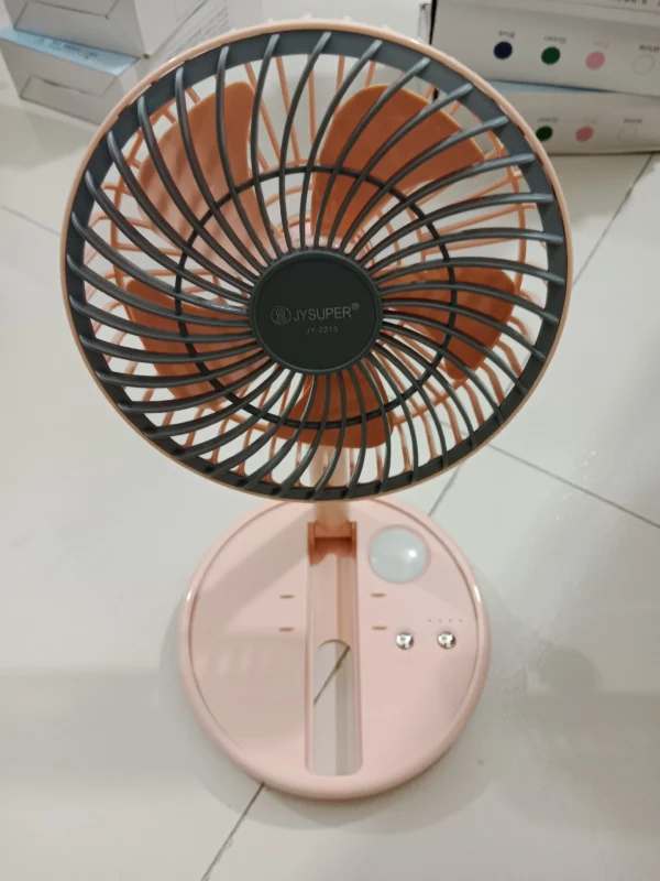 JY Super 2215 Professional Mini Fan – Rechargeable & Portable
