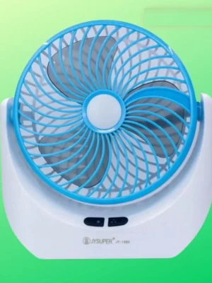 JY Super Fan JY-1880 – রিচার্জেবল ফ্যান উইথ LED লাইট