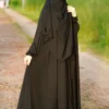Jilbab Borka – প্রিমিয়াম Dubai Cherry ফেব্রিক