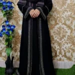 Koti Borka with Hijab – DMC পাথর কাজসহ ফুল সেট