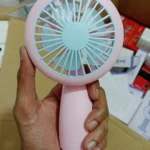 Mini Fan With Light – HQ66 Rechargeable Cooling & Lighting Combo