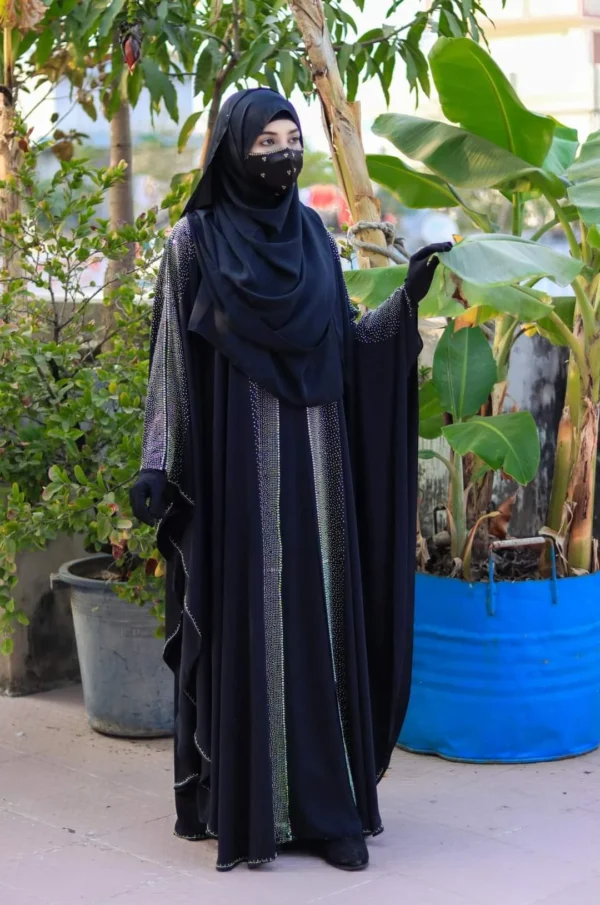 Premium Abaya Borka with Hijab – পার্টি স্টাইল