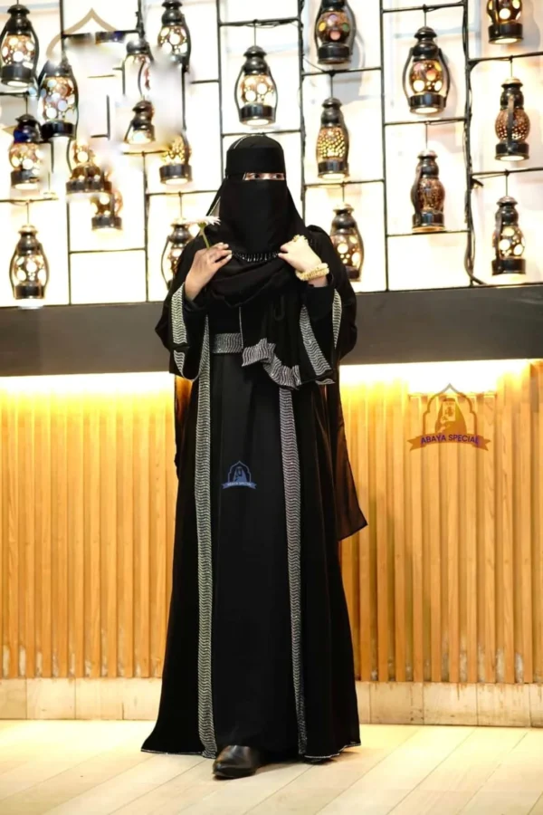 Stone Borka with Hijab – প্রিমিয়াম লুক ও স্টাইল