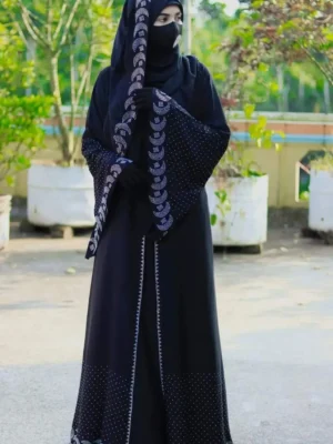 Stone Koti Borka with Hijab