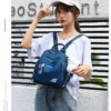 Waterproof Embroidery Multifunctional Anti-theft Backpack