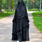 আয়েশা বোরকা সেট হিজাব নিকাবসহ – ফুলসেট